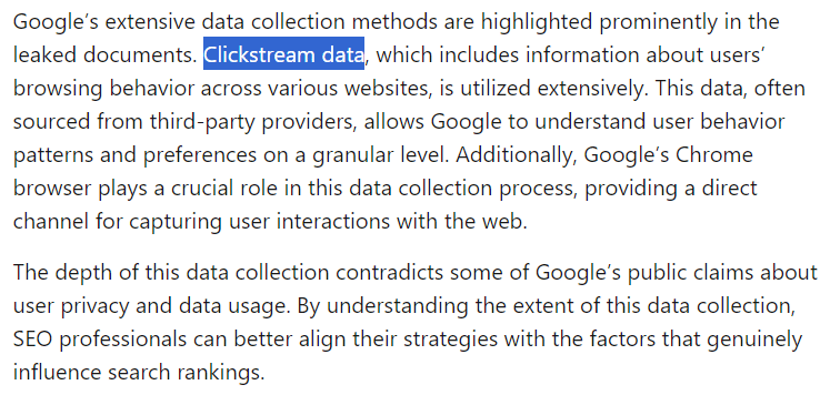 Kevin Watts com insights sobre o vazamento do Google