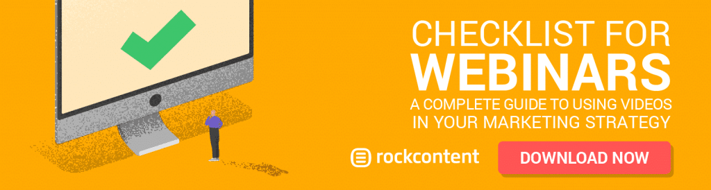 Checklist for webinars