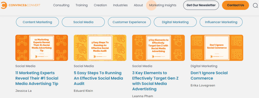 Convince & Convert blog