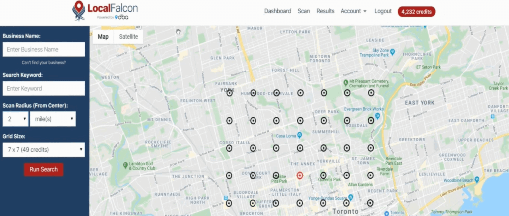 Local Falcon (local seo tools)