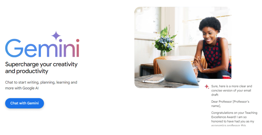 Google Gemini AI chatbot