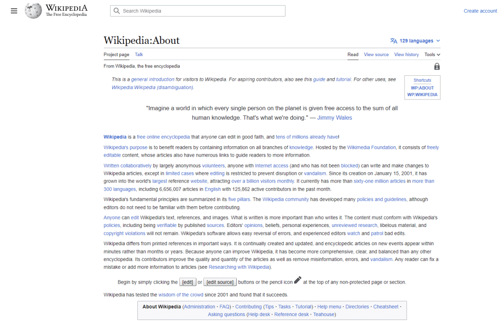 Screenshot Wikipedia (one of the 6 Supposedly Reputable Sources That Aren't Exactly What They Seem to Be)