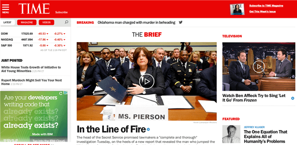 "For a publication like TIME, a 24/7 news outlet, it's a lot more about following the constantly fluctuating news and coming up with unique takes as it happens. So unlike publications that feature more evergreen stories, our calendar is more of a jumping off point than a master plan." -- Sarah Begley