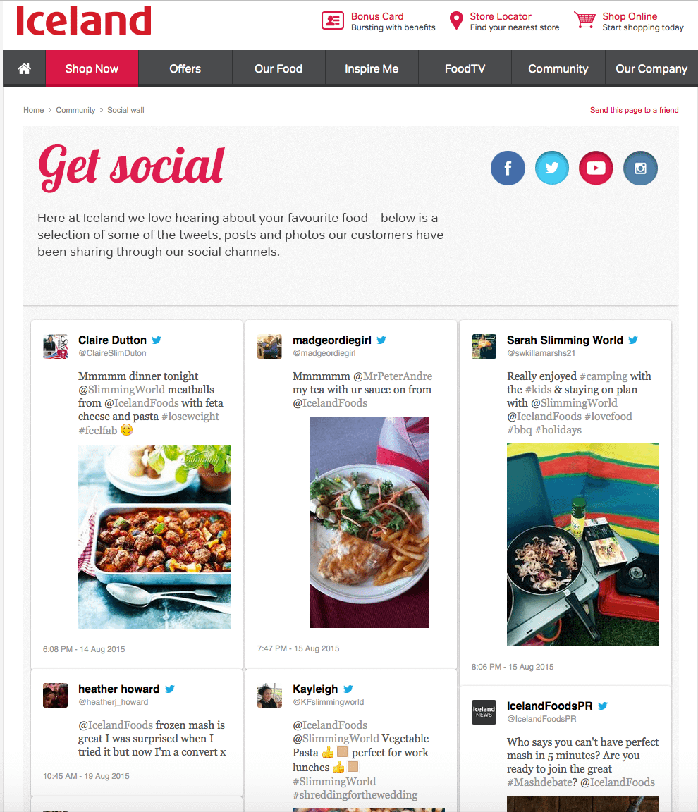 Social Media Curation Iceland