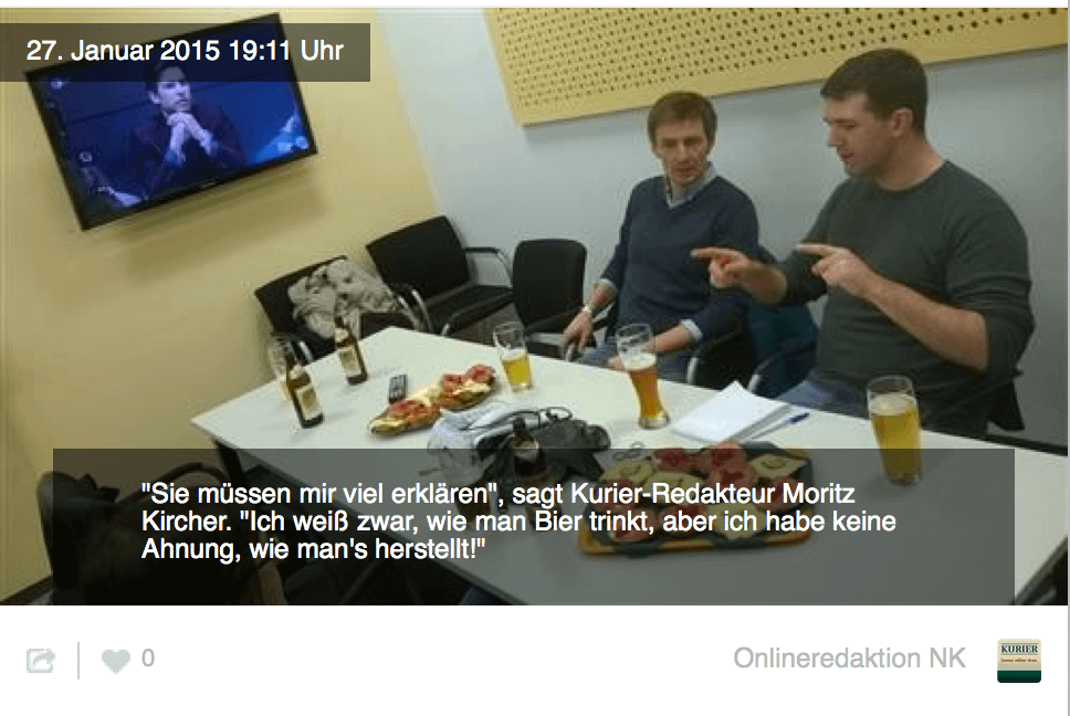 example of second screen experience