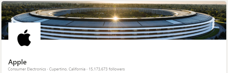 Linkedin banner example.