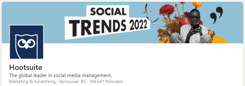 Linkedin banner example.