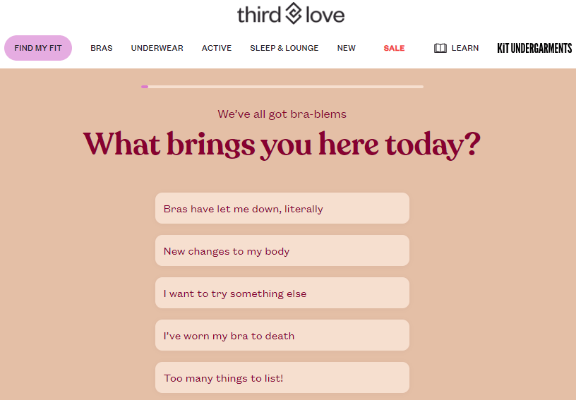 ThirdLove quiz